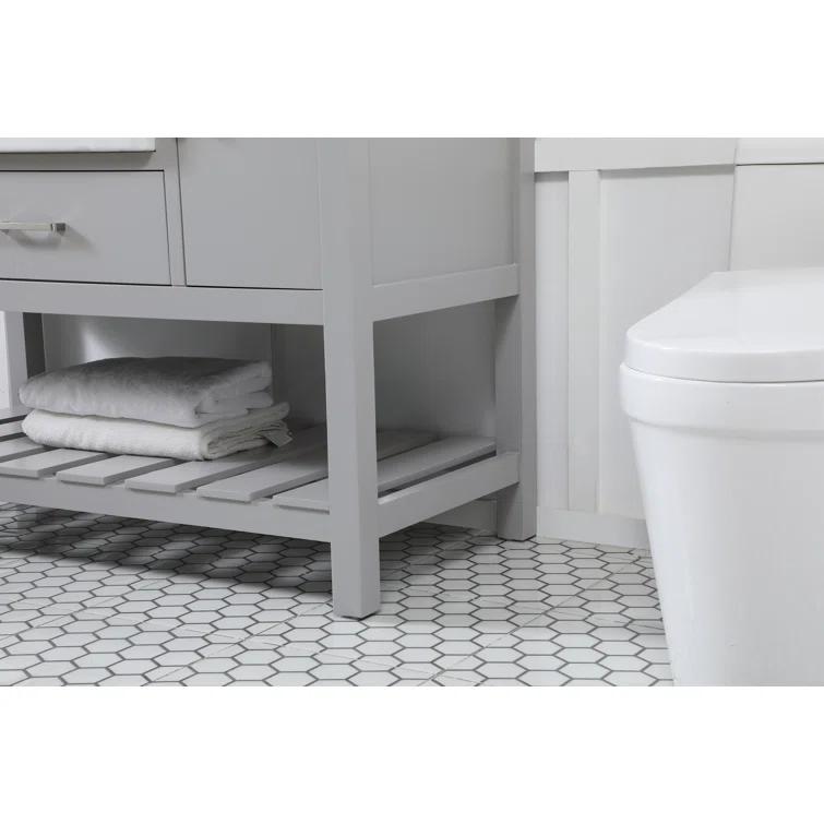 Pelaghia 48'' Single Bathroom Vanity with Marble Top
