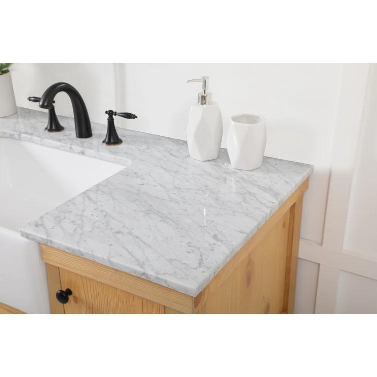 Pelaghia 48'' Single Bathroom Vanity with Marble Top