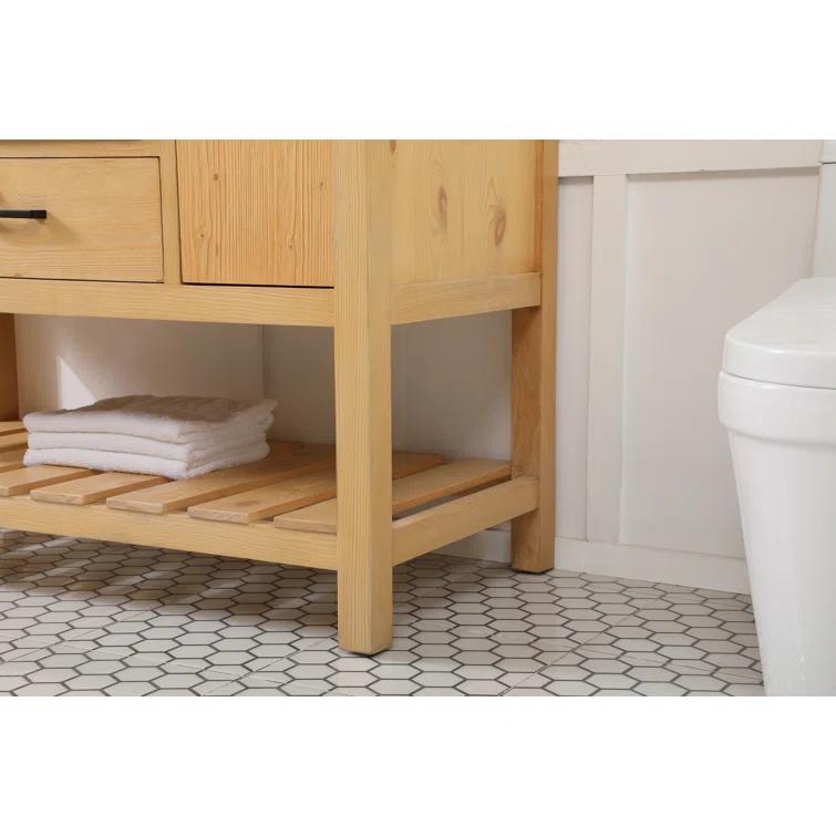 Pelaghia 48'' Single Bathroom Vanity with Marble Top