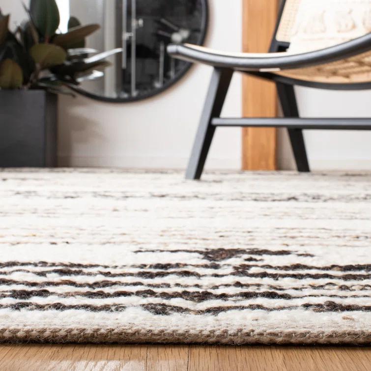 Abbie-Lea Natura Hand Woven 90% Wool And 10% Cotton Southwestern Rug