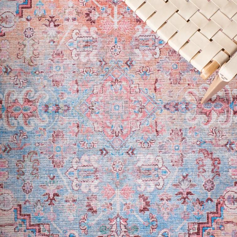 Mistana™ Teen Briana Oriental Pink/Blue Area Rug