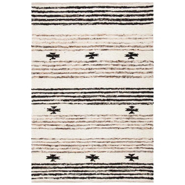 Abbie-Lea Natura Hand Woven 90% Wool And 10% Cotton Southwestern Rug