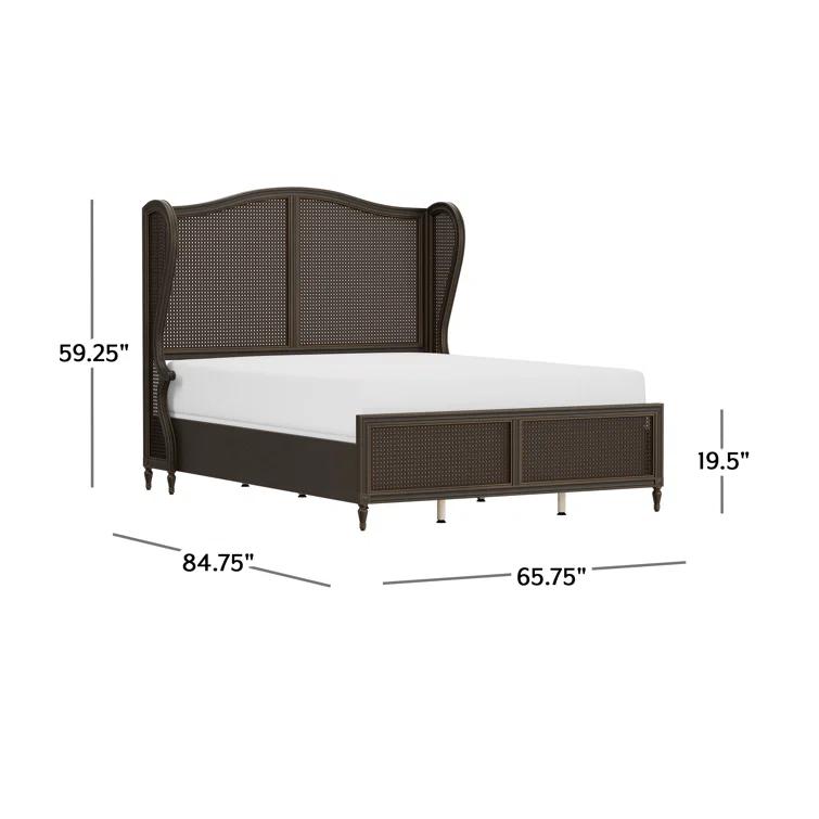 Gia Wingback Storage Bed