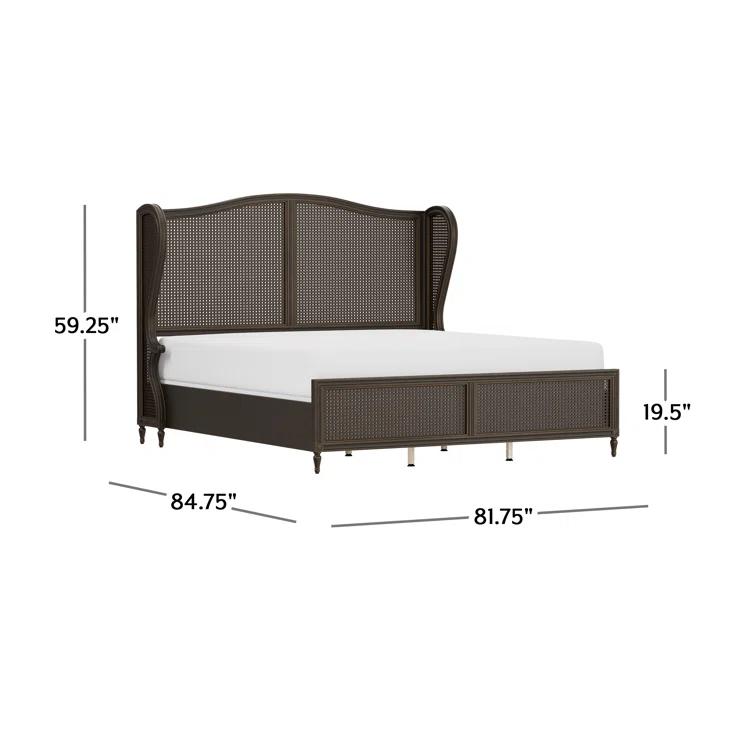 Gia Wingback Storage Bed