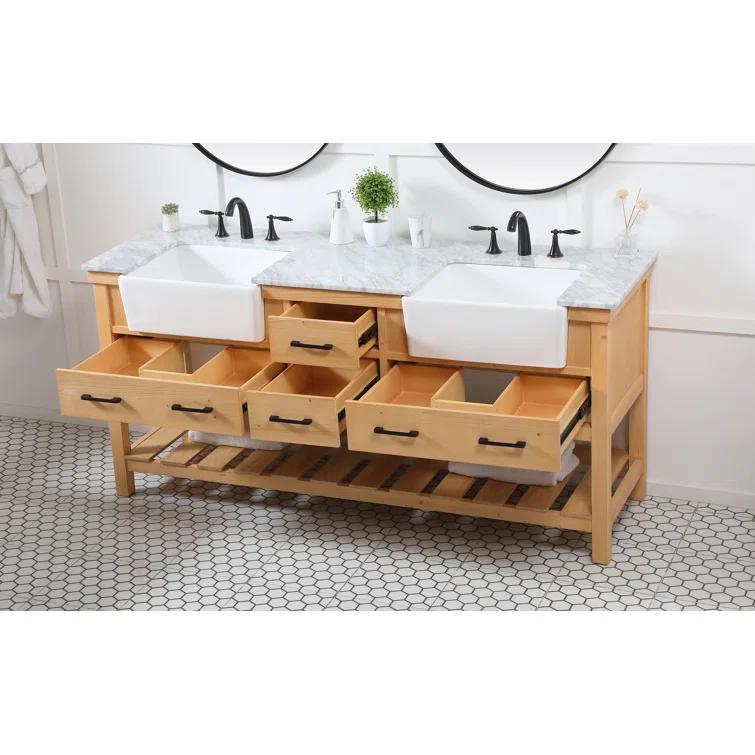 Pelaghia 72'' Double Bathroom Vanity