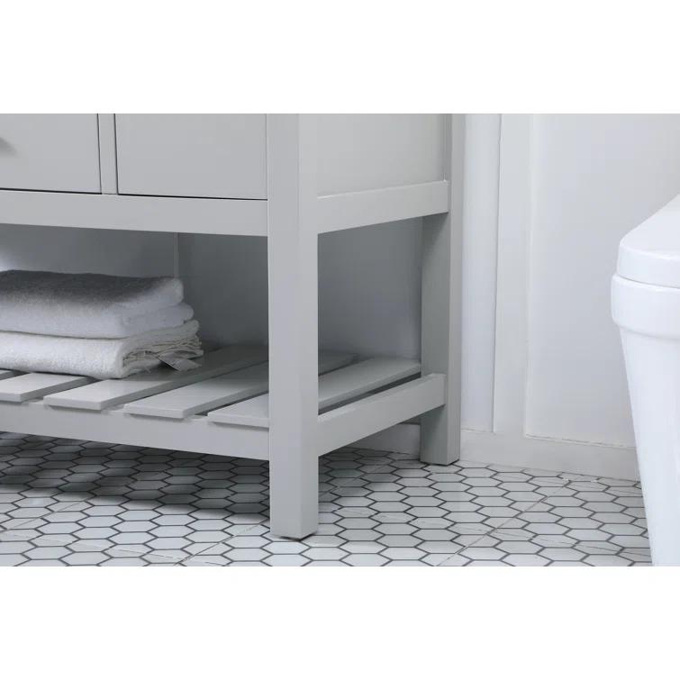 Pelaghia 48'' Single Bathroom Vanity with Marble Top