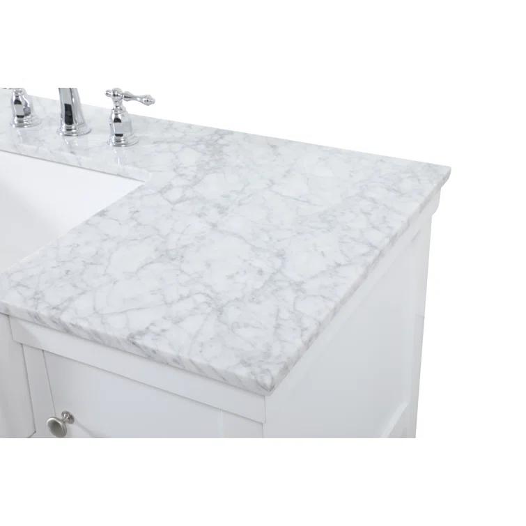 Pelaghia 48'' Single Bathroom Vanity with Marble Top