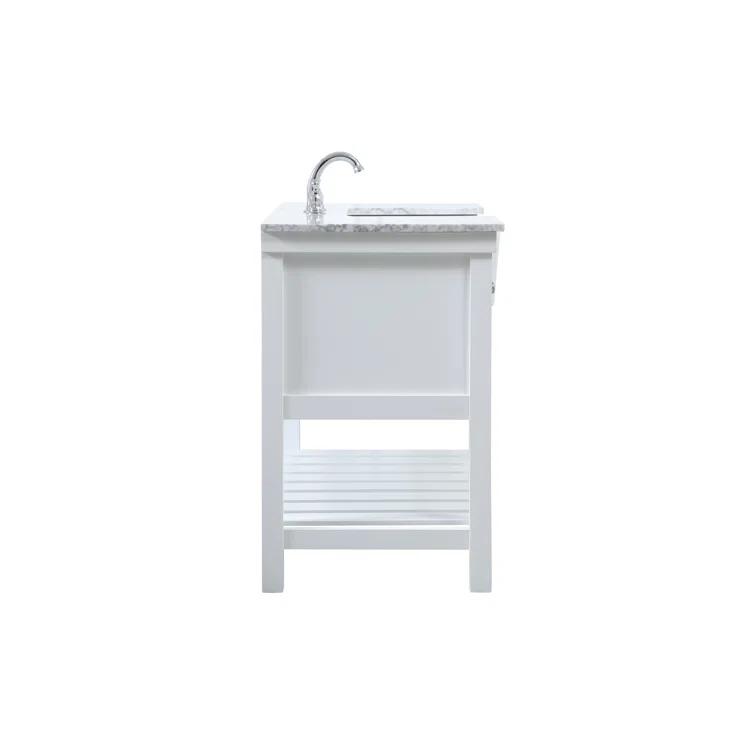 Pelaghia 48'' Single Bathroom Vanity with Marble Top