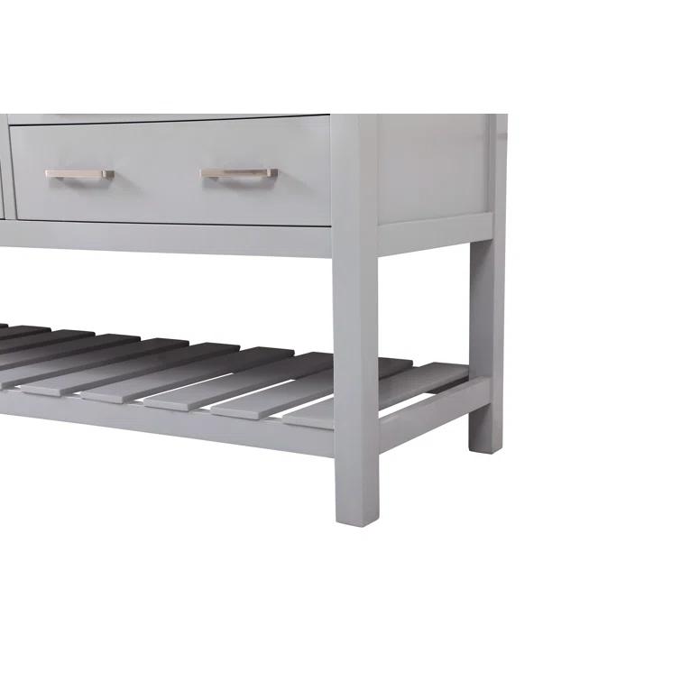 Pelaghia 72'' Double Bathroom Vanity with Marble Top