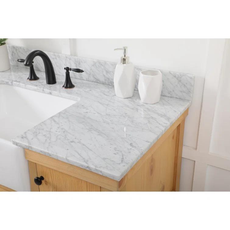 Pelaghia 48'' Single Bathroom Vanity with Marble Top