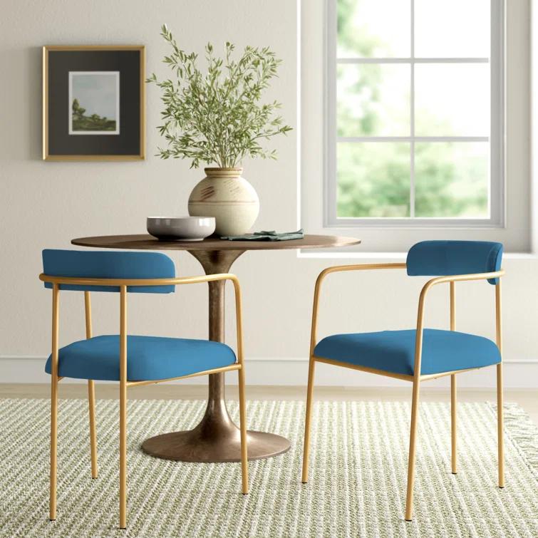 Lenna Upholstered Dining Arm Chair