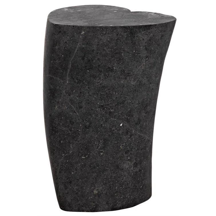 Noir Marble Top End Table