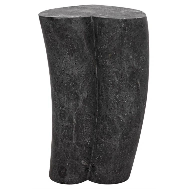 Noir Marble Top End Table