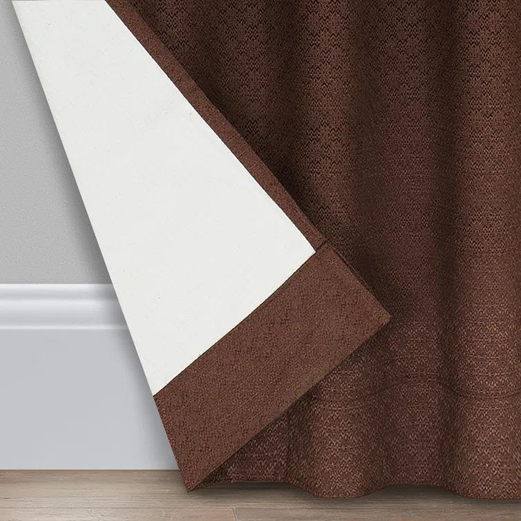 Canova Polyester Blend Light Filtering Curtain Panel