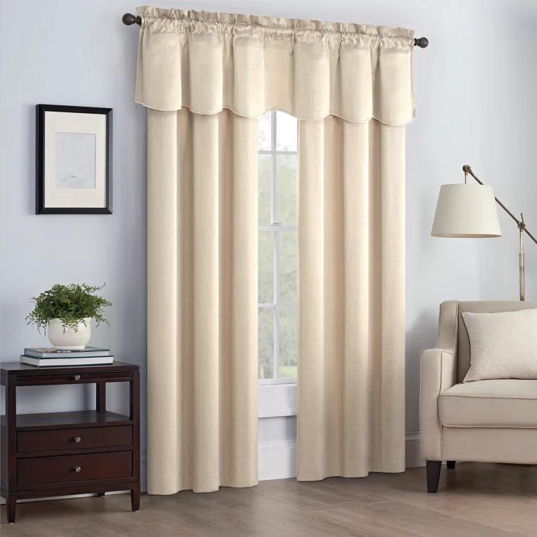 Canova Polyester Blend Light Filtering Curtain Panel