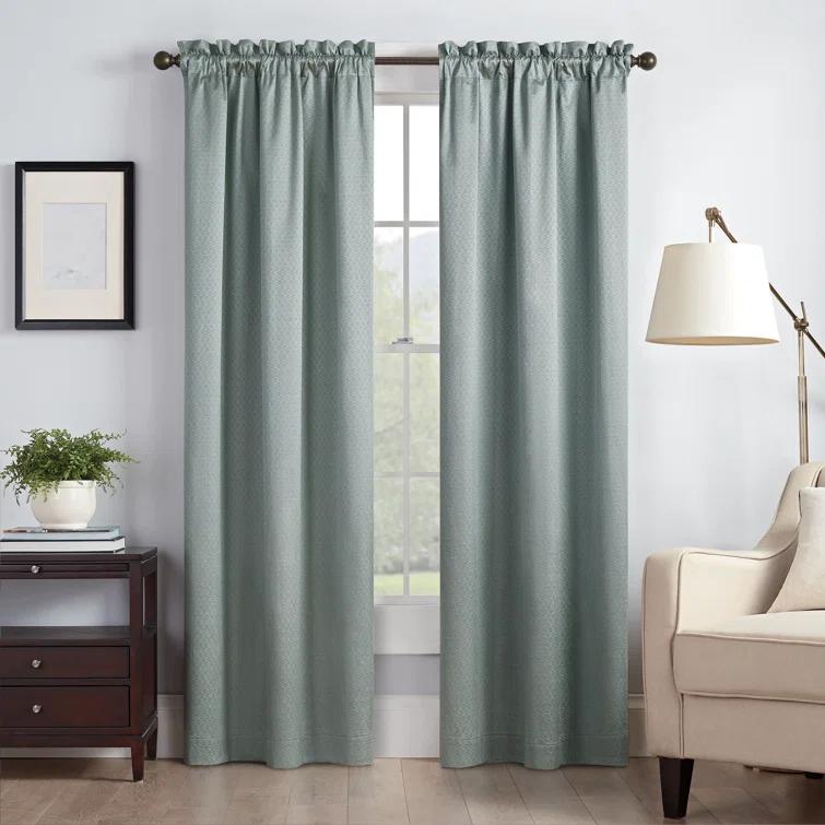 Canova Polyester Blend Light Filtering Curtain Panel
