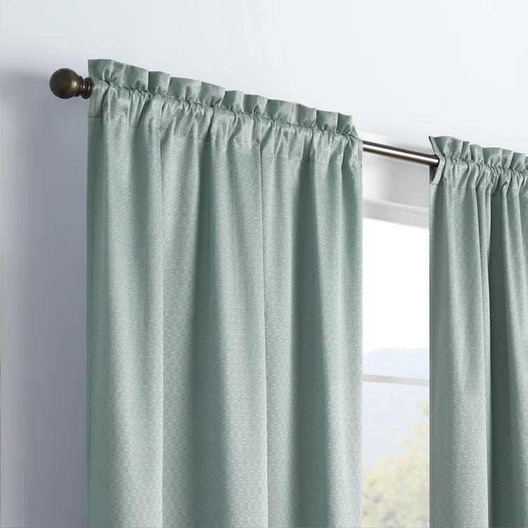 Canova Polyester Blend Light Filtering Curtain Panel