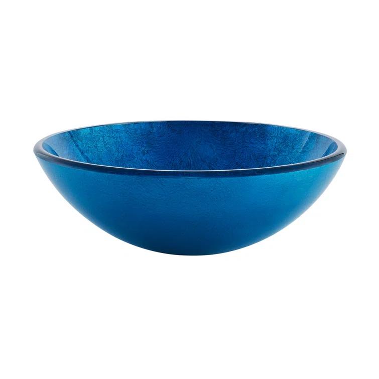 Cascade 16.5 Glass Vessel Sink with Faucet