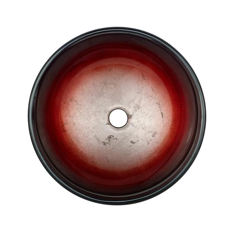 Cascade 16.5 Glass Vessel Sink with Faucet