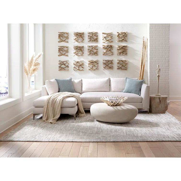 Phillips Collection Roman Stone River Stone Solid Coffee Table