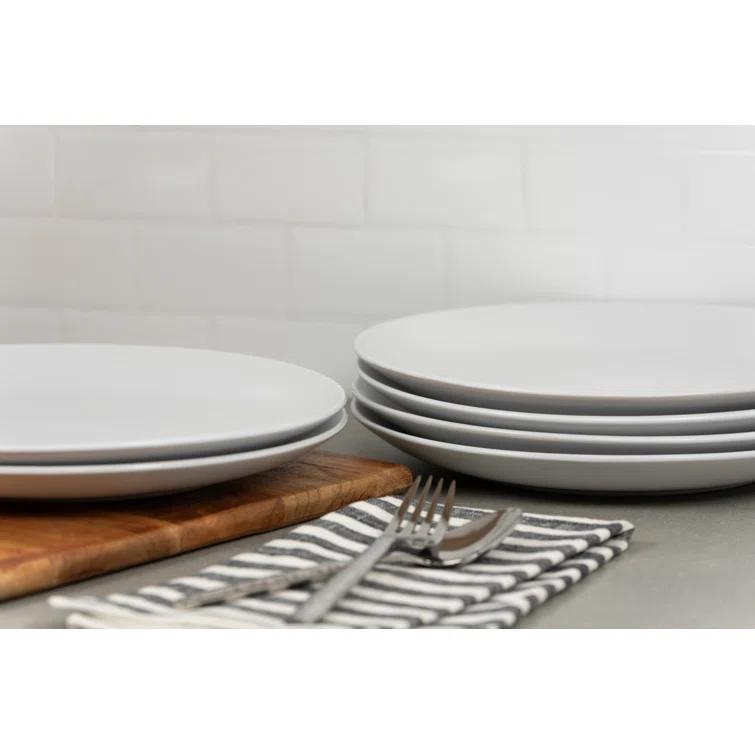 Wazee Matte 10.5" Dinner Plate (Set of 6)