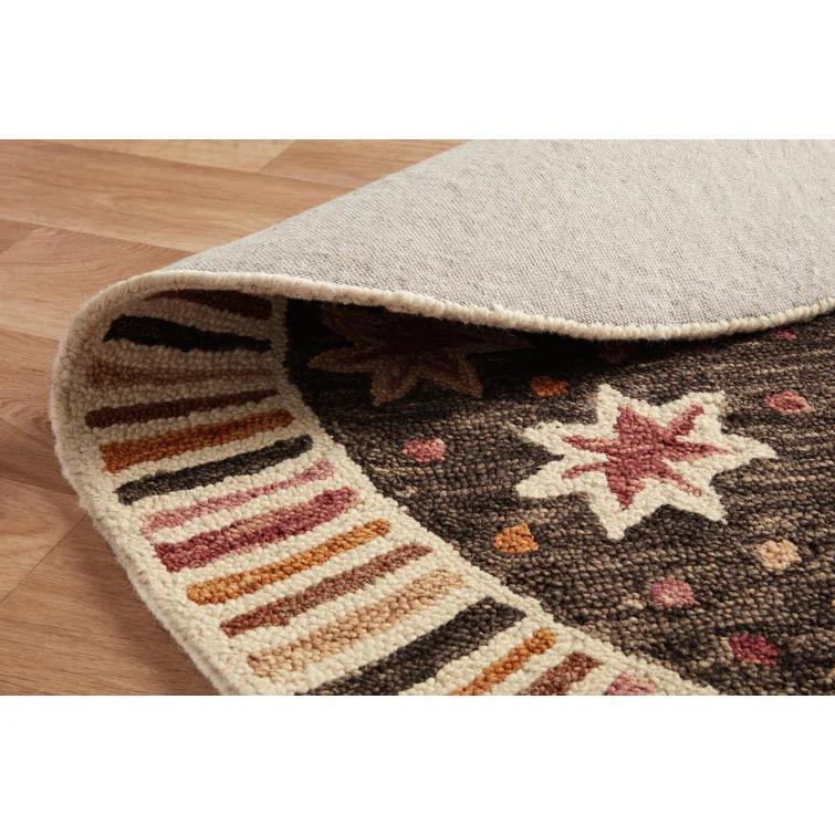 Ayo Hand Hooked Wool Abstract Rug