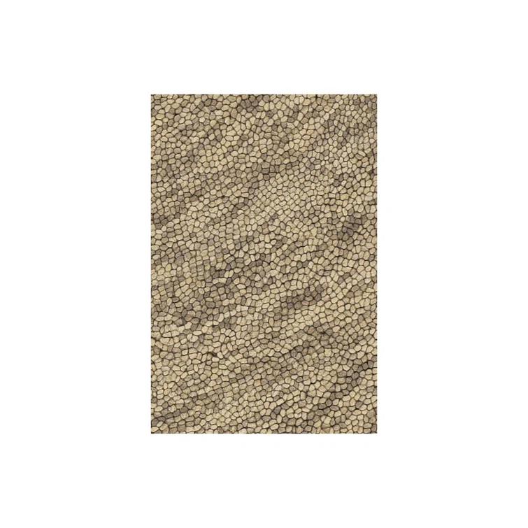 Galaxy Wool Area Rug in Brown And Tan