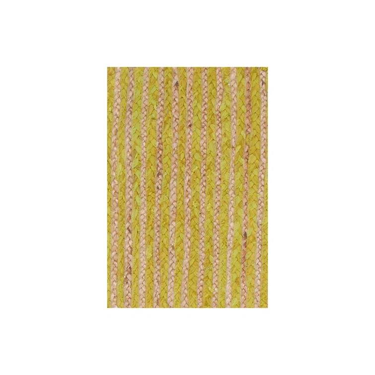 Alyssa Textured Contemporary Lime Green Area Rug