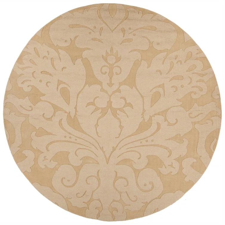 Raya Tufted Wool Gold Area Rug