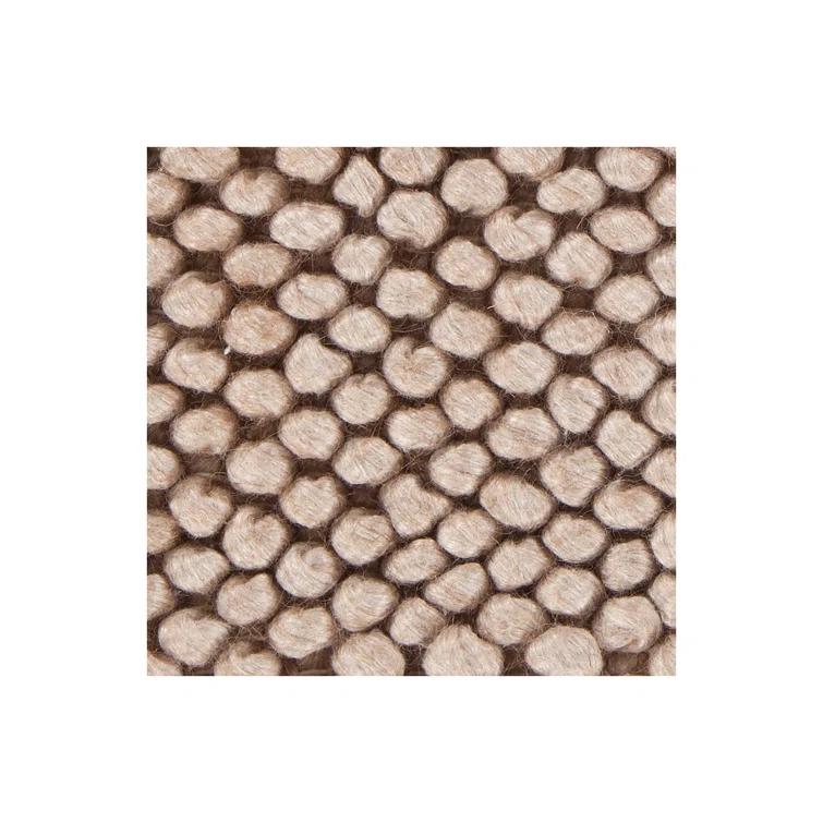 Handwoven Luxe Gray Wool-Viscose Blend Rectangular Rug 9' x 13'