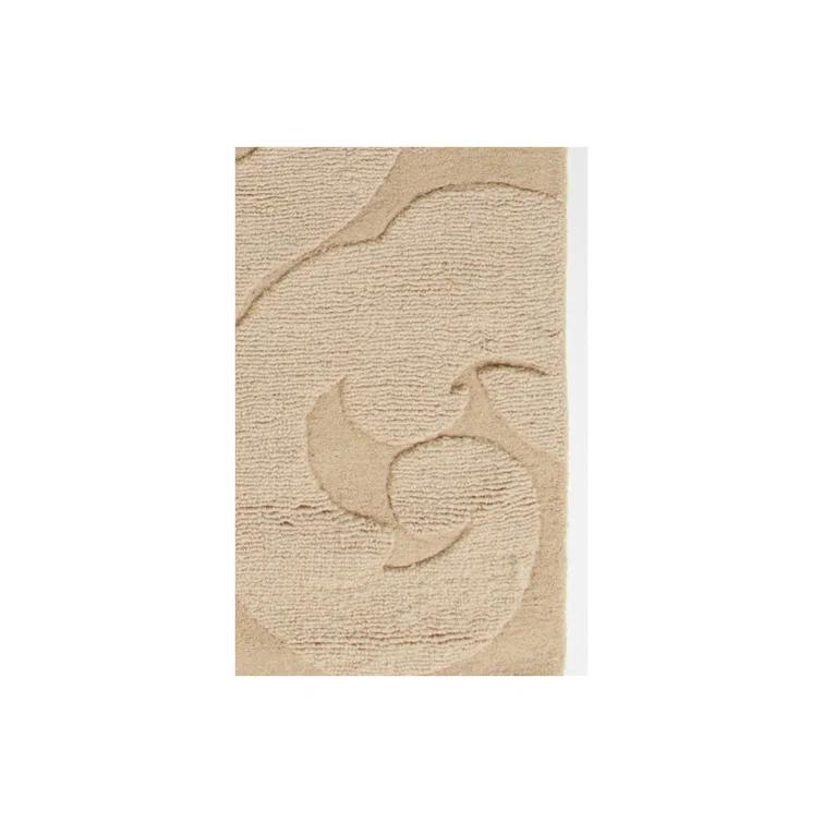 Raya Tufted Wool Gold Area Rug