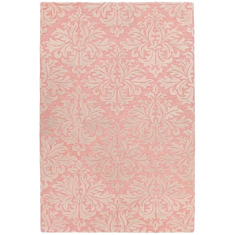 Yelena Performance Wool Damask Indoor Rug