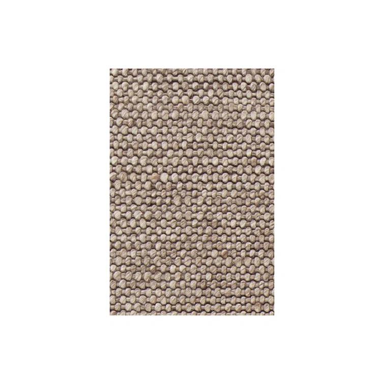 Handmade Luxe Gray Wool-Viscose Blend 5' x 7' Tufted Rug