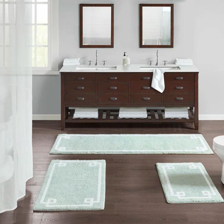 Madison Park 100% Cotton Tufted Bath Rug with Non-Slip Backing & Reviews | Wayfair