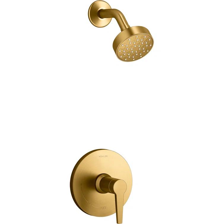 Pitch Rite-Temp Shower Trim Set, Less Showerhead