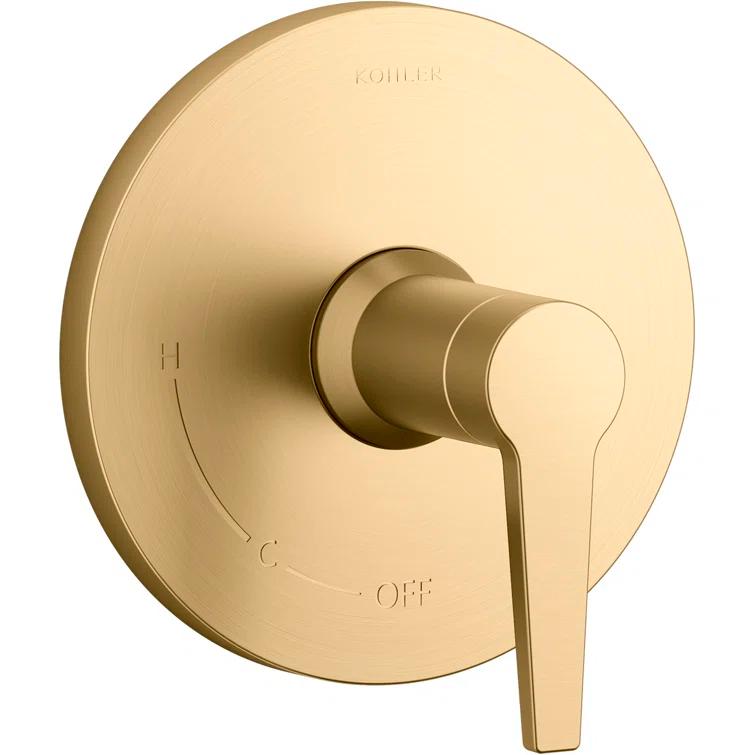 Pitch Rite-Temp Shower Trim Set, Less Showerhead