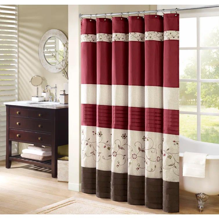 Madison Park Serene Polyester Shower Curtain