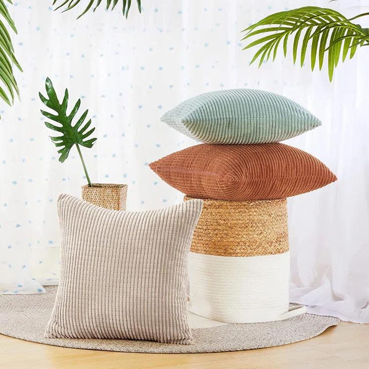 Deconovo Deconov Square Pillow Cover (Set of 2)