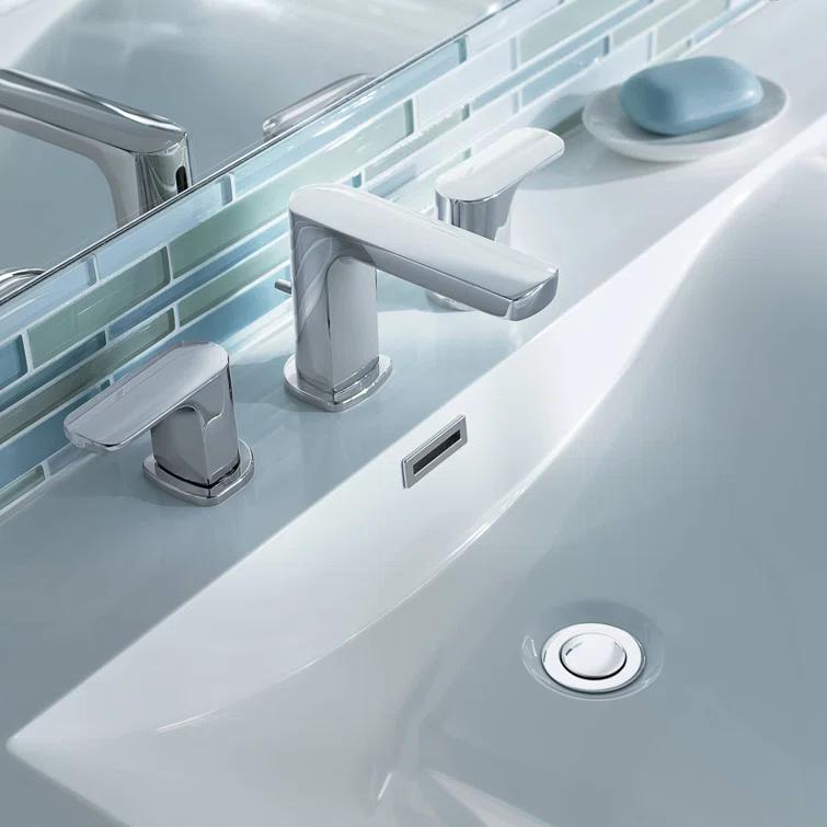 Rizon Widespread Bathroom Faucet with Drain Assembly