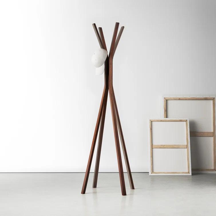Glynis 4 - Hook Freestanding Coat Rack