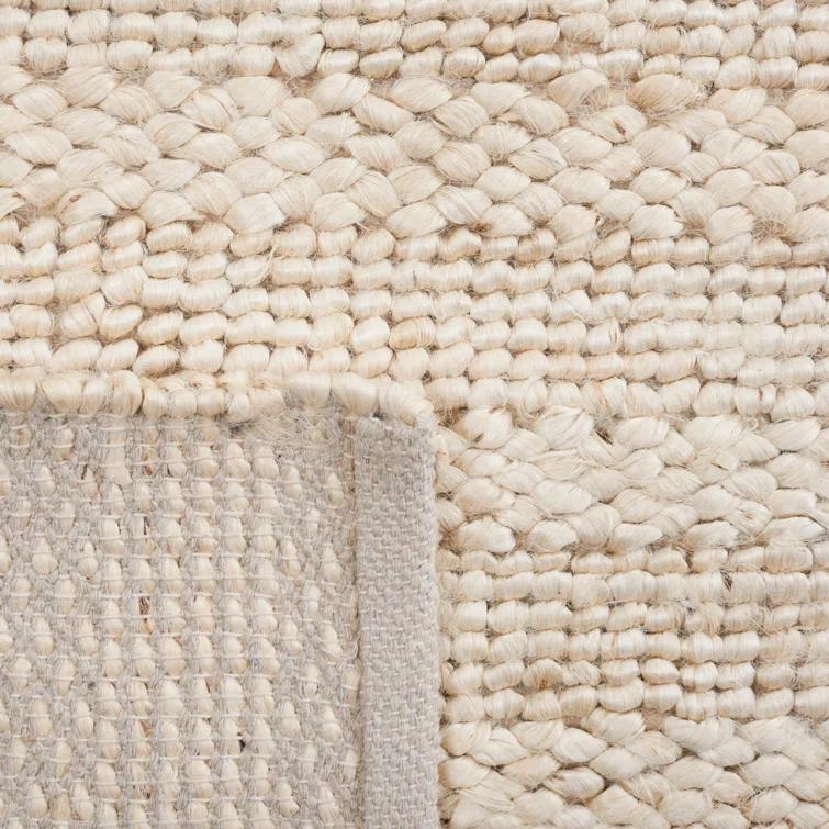 Natural Fiber NF212 Hand Woven Indoor Area Rug - Bleach - 5'x5' - Safavieh
