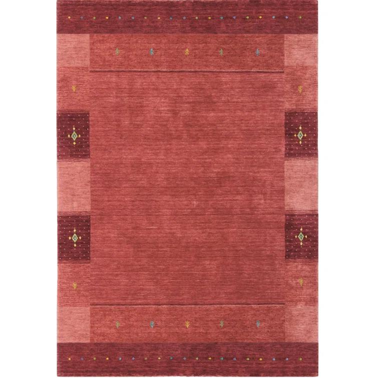 Seville Handmade Flatweave Wool Red/Rust Area Rug