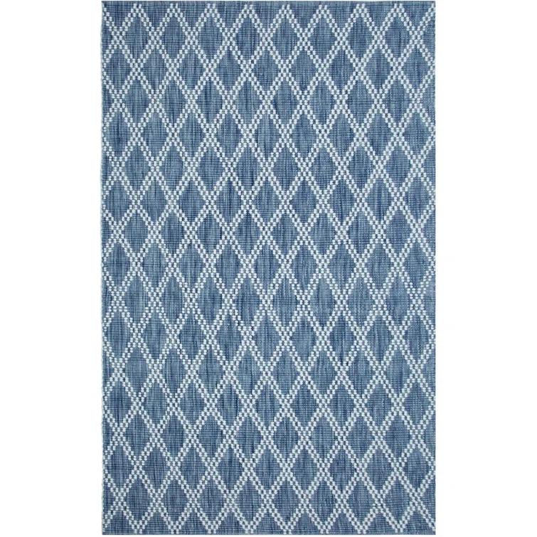 Harlequin Hand-Woven Indigo Area Rug