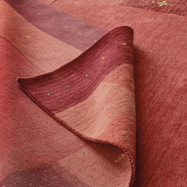 Seville Handmade Flatweave Wool Red/Rust Area Rug