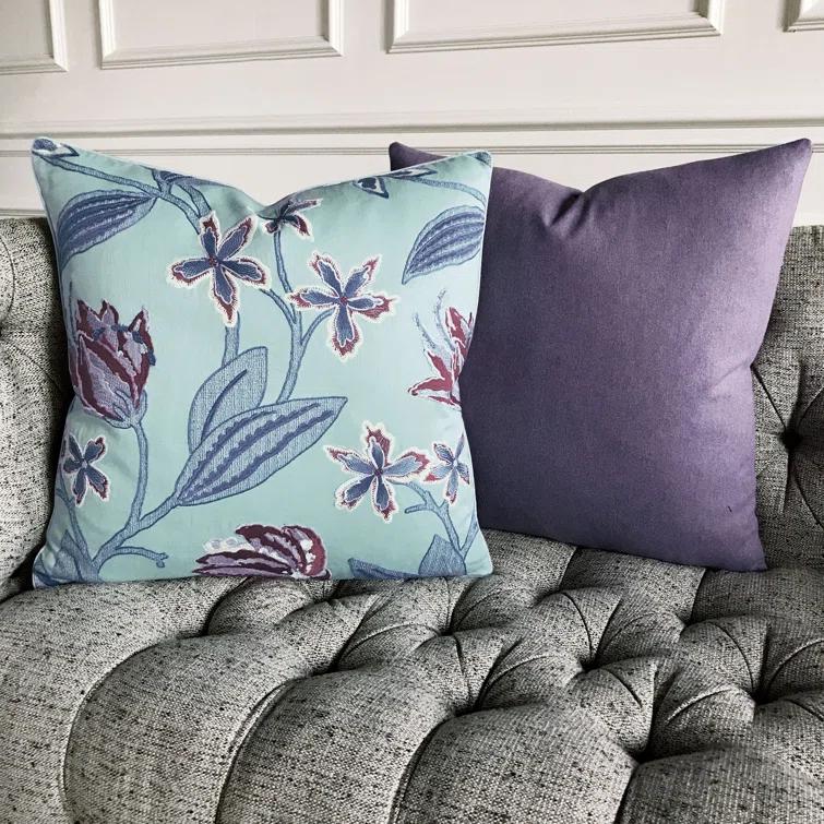 Heathered Wool Vincent Textured Square Pillow Cover & Insert