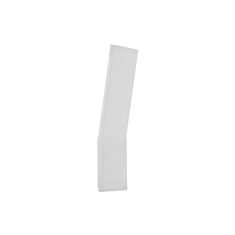 Sleek Pewter 11" LED Sconce with Clear Diffuser Glass and Dimmable Light