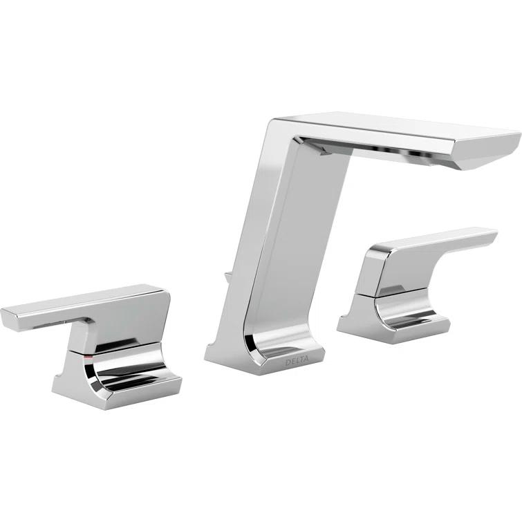 Pivotal Widespread Bathroom Faucet with Drain Assembly