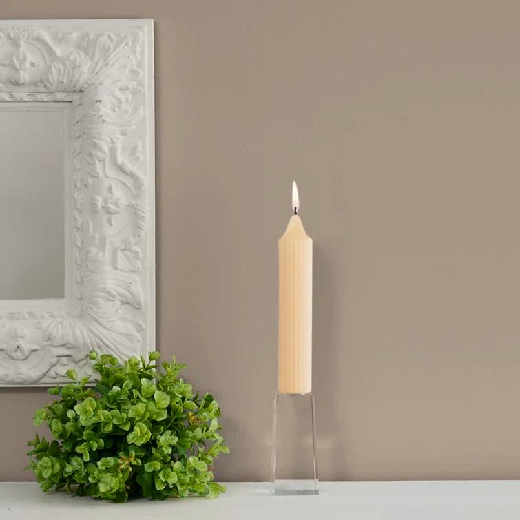 Grecian Collenette Unscented Taper Candle