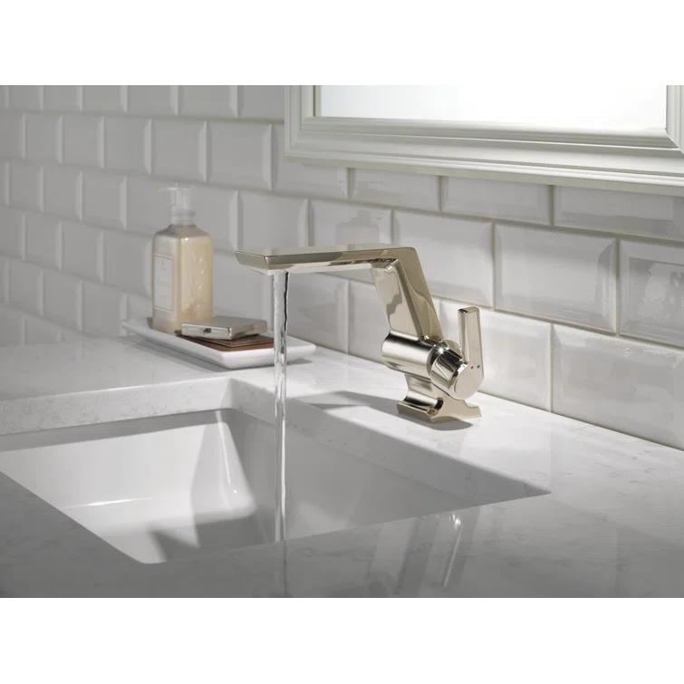 Pivotal Single Hole Bathroom Faucet with Drain Assembly and DIAMOND™ Seal Technology