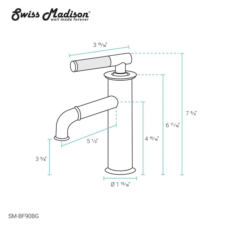 Avallon Single Hole, Single-Handle Sleek, Bathroom Faucet